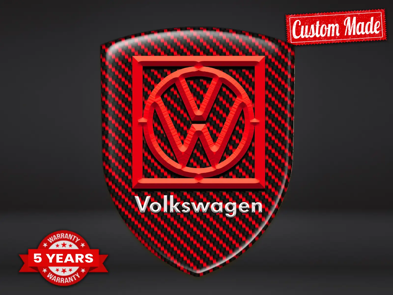 VW Autoembleme Universal Hochwertig Stabil